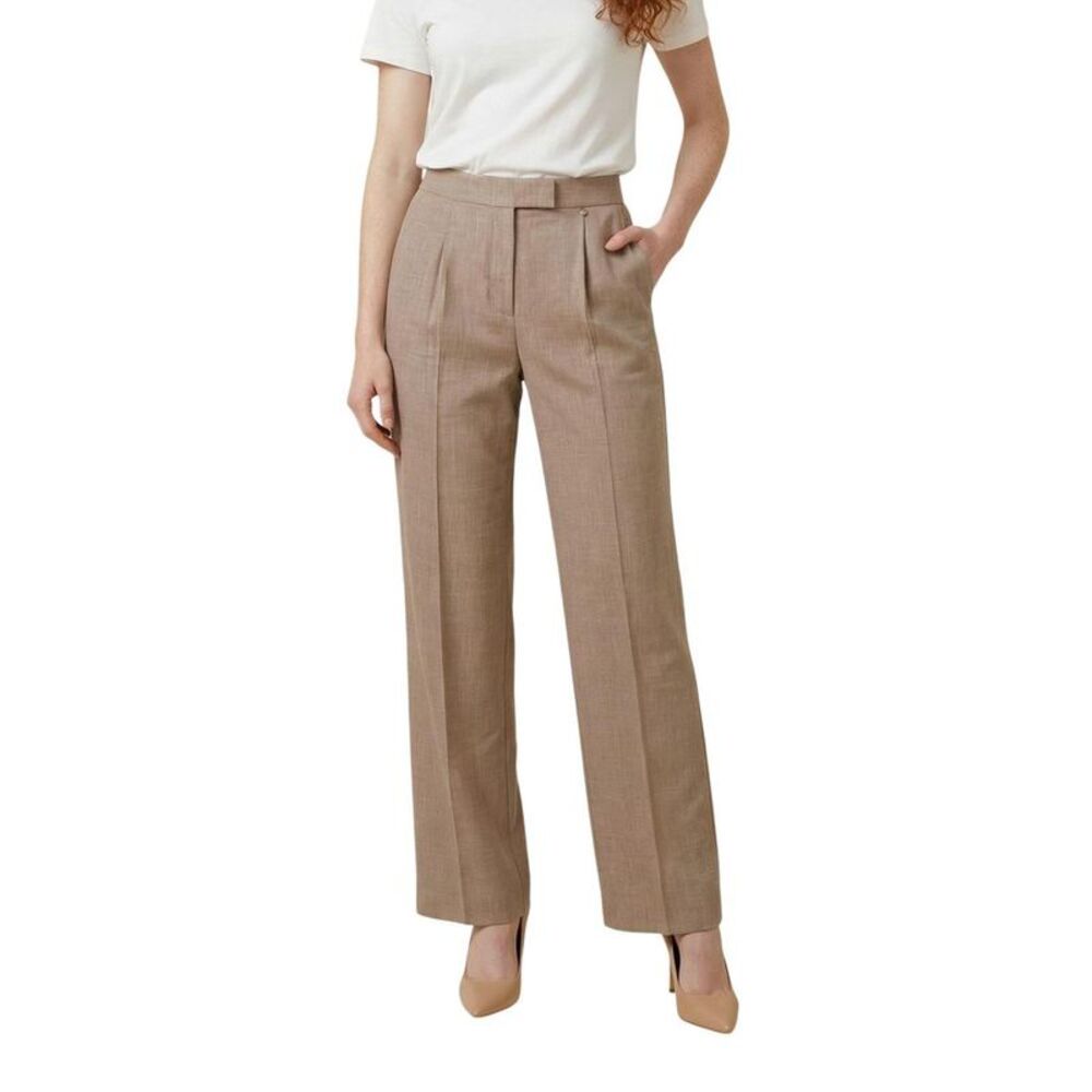 Liu Jo Beige Viscose Dress Women's Pants